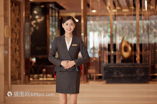 酒店服務員歡迎形象圖文制作指南